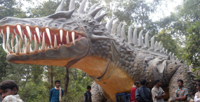 Crocodile Model For Jole Jongole (Bengali Film)